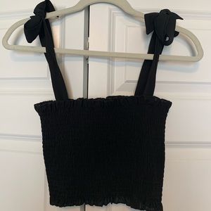 Ribbed crop top